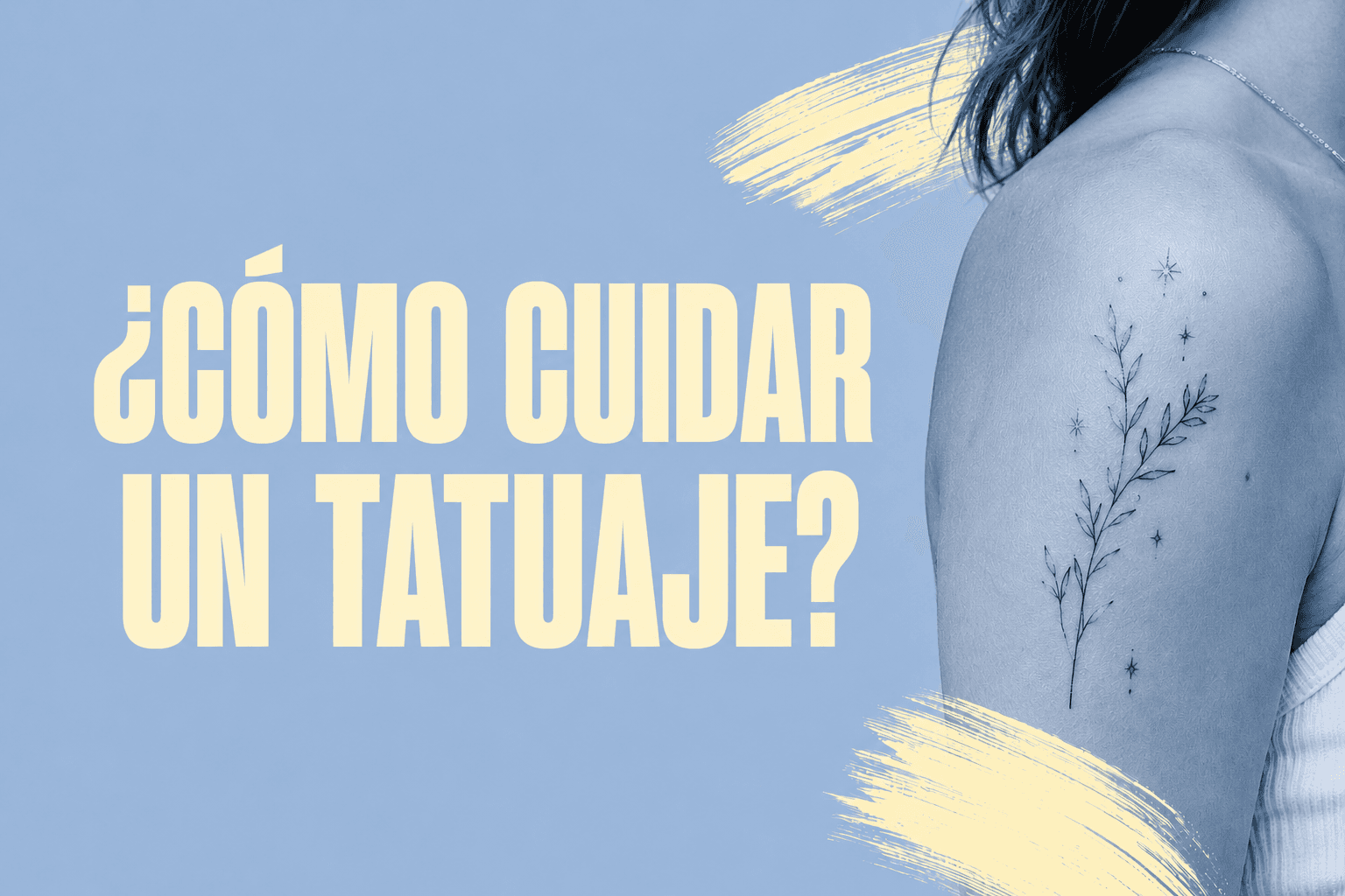 Cuidados de un tatuaje recién hecho