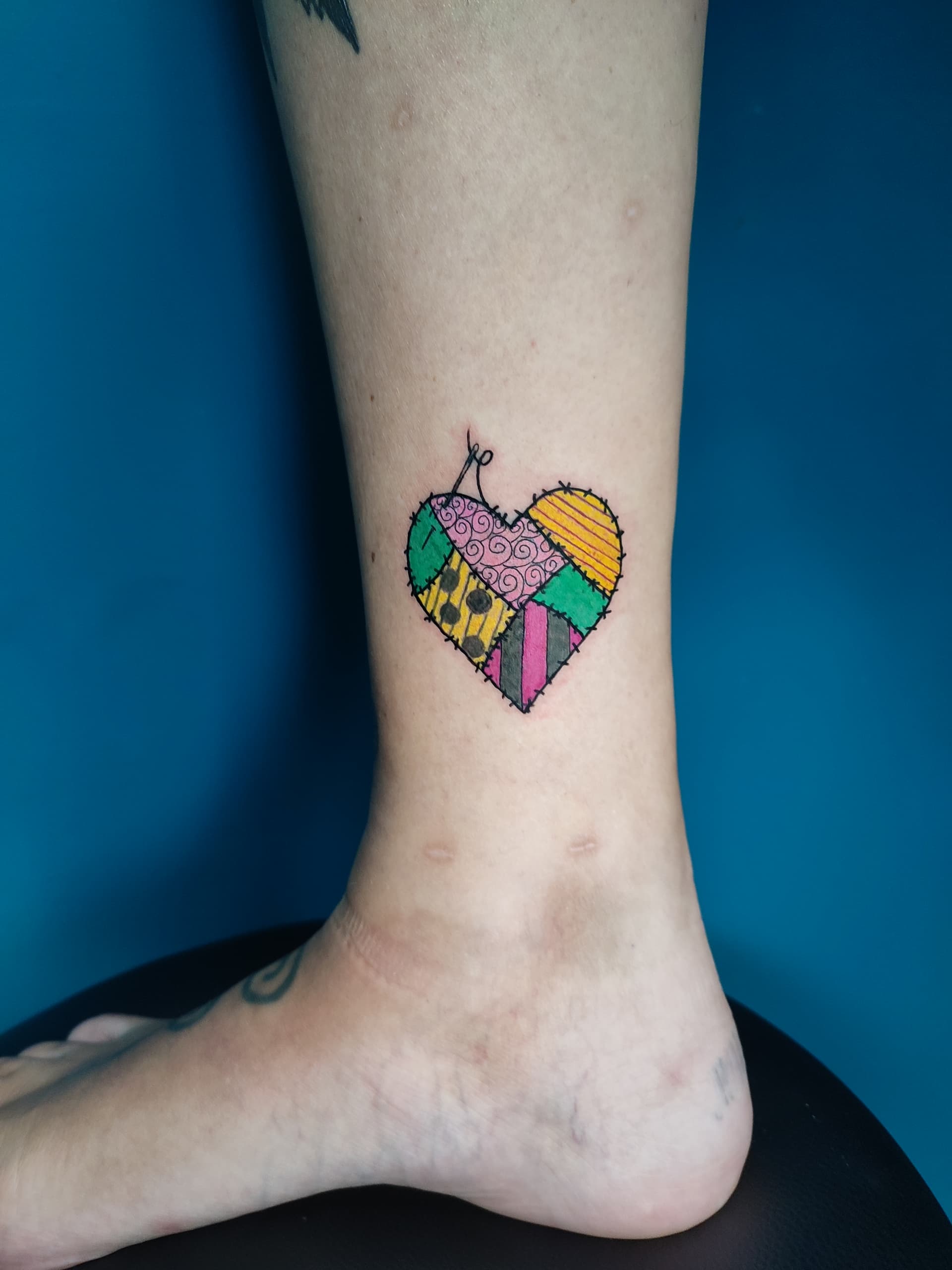 Corazón de colores