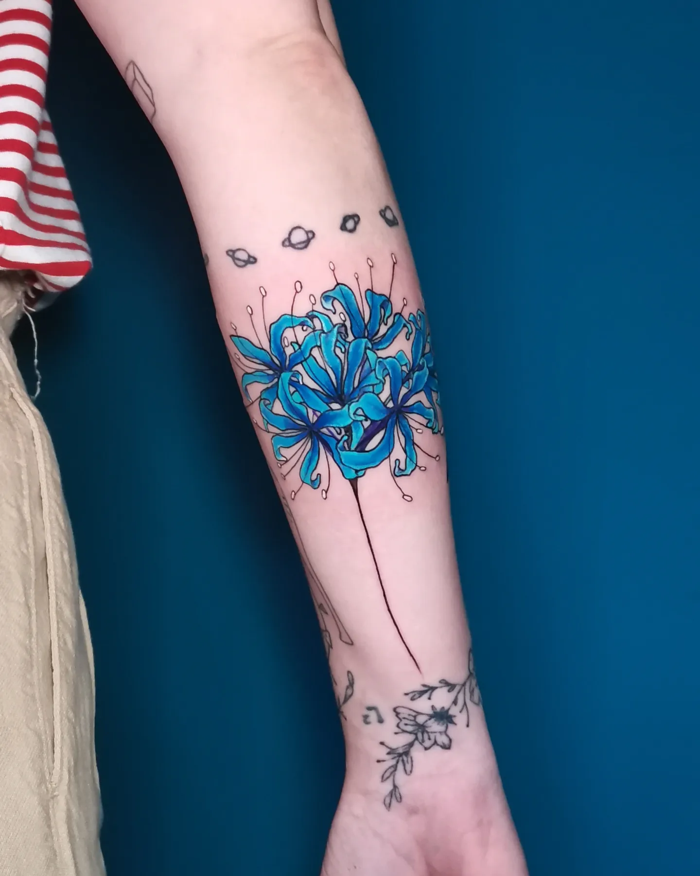 Flores azules